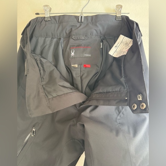 Spyder Insulated Thinsulate Men’s Ski Bib Snow Pants size Medium 50 EUC - Picture 9 of 16